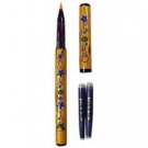 RARE 1 left - Brush Pen Bamboo - Handmade in JAPAN - 3 Black Ink Cartridge Totoro 2009 no production