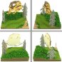 RARE - Mini Art Paper Craft Kit Miniatuart Nekobus Catbus Satsuki Mei Totoro Ghibli 2014 no product