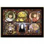 208 pieces Jigsaw Puzzle JAPAN Art Crystal Stained Glass Kaonashi No Face Spirited Away Ghibli 2015