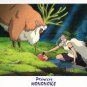 RARE - Postcard - San & Ashitaka & Shishigami - Mononoke - Ghibli 2013 no production
