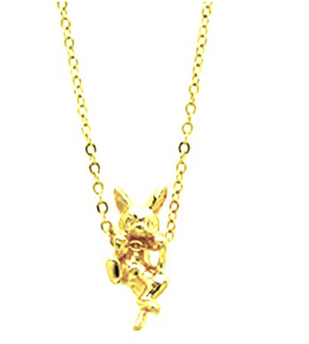 RARE - Necklace Pendant - Made in JAPAN - Gold Jiji Kiki's Delivery Service Ghibli 2015 no product