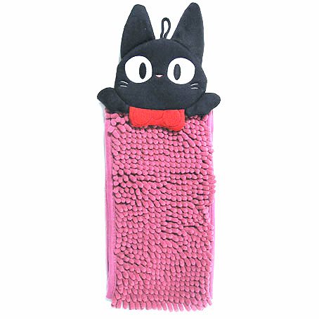 Hand Towel 15x28cm Loop Strap Quick Dry Quick Absorb Fluffy Jiji Kiki's Delivery Service Ghibli 2015
