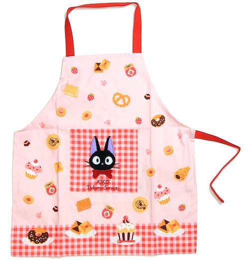 Apron - Kid's Size Made in JAPAN Applique Velcro Jiji Kiki's Delivery Service Ghibli 2016 no product