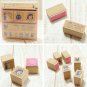 11 Rubber Stamps Set - Wooden Tray - Made in JAPAN - Jiji Kiki Lily - Kiki's Delivery Service 2014