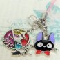 RARE - Strap Holder - Stained Glass Style Silver Jiji Kiki's Delivery Service Ghibli 2014 no product