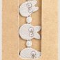 RARE - Bracelet - Embroidery Lace - Sho Chibi Small White Totoro & Mushroom - Ghibli 2015 no product
