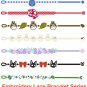 RARE - Bracelet - Embroidery Lace - Kodama Tree Spirits - Mononoke - Ghibli 2015 no production