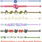 RARE - Bracelet - Embroidery Lace - Calcifer - Howl's Moving Castle Ghibli 2014 no production