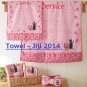 Bath Towel 60x120cm Jacquard Applique Embroidery Jiji Kikis Delivery Service Ghibli 2014 no product
