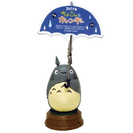 RARE - Monthly Calendar 2017 - Memo Clip Holder - Totoro - Ghibli no production