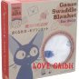 RARE Swaddle Blanket Towel 110x110cm Made JAPAN Gauze Kiki's Delivery Service Ghibli 2016 no product