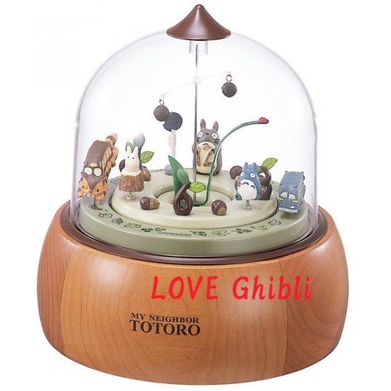 Mechanism Karakuri Clock Music Box Turn & Move Inside Totoro Ghibli