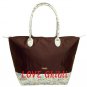 RARE - Tote Bag 43x29cm - Synthetic Leather Zipper - flower garden Totoro Ghibli 2016 no production