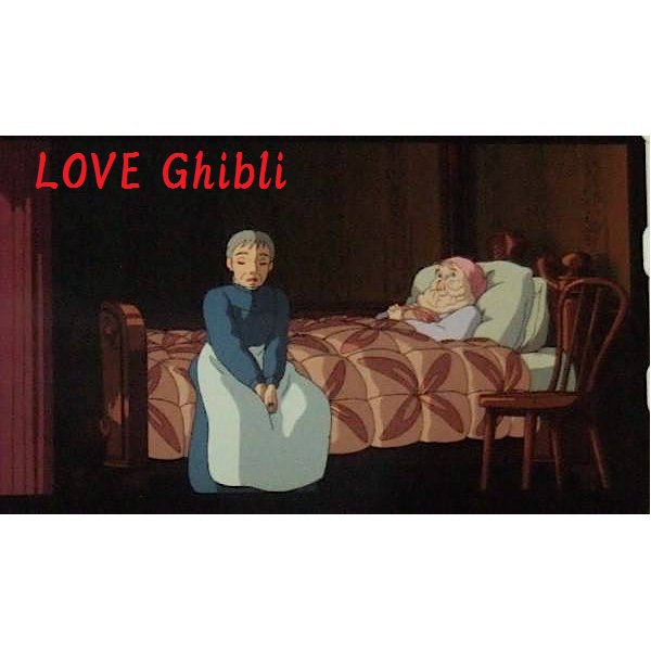 RARE 1 left - Bookmark - Movie Film #55 - 6 Frame - Old Sophie & Witch - Howl's Moving Ghibli Museum