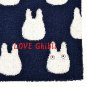 Hand Towel 33x36cm - Jacquard Weaving - Made in Portugal - Sho Chibi Small White Totoro Ghibli 2016