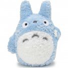RARE - Plush Doll (M) - H21cm - Fluffy Chu Blue Totoro - Ghibli - Sun Arrow - 2014 no production