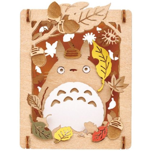 Wood Craft Kit - Paper Theater Wood Style - Autumn - Totoro - Ghibli 2017