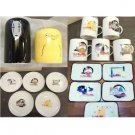 RARE 1 left - 5 Plate + 5 Cup + 5 Place Mat + 2 Shaker - Nestle Spirited Away Ghibli no production