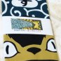 Towel Tenugui 33x90cm - Made JAPAN - Handmade Japanese Dyed - Shishimai Nekobus Catbus Totoro Ghibli