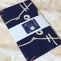 Towel Tenugui 33x90cm - Made in JAPAN - Handmade Japanese Dyed - Nezumi Hanabi - Totoro Ghibli