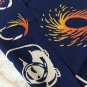 Towel Tenugui 33x90cm - Made in JAPAN - Handmade Japanese Dyed - Nezumi Hanabi - Totoro Ghibli