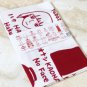 Towel Tenugui 33x90cm - English Japanese - Made in JAPAN Spirited Away 2013 Ghibli no production