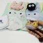 Baby Gift Set 6 items - Bib Towel Rattle - Meigani Crab Nekobus Catbus Totoro Sun Arrow Ghibli 2014