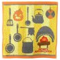 Mini Towel 25x25cm - Jacquard Embroidery - Calcifer - Howl's Moving Castle Ghibli 2017 no production