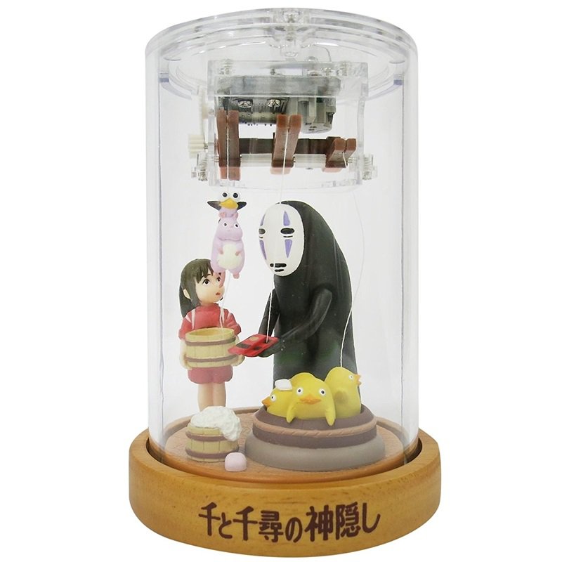 Moving Puppet Music Box - Sen & Kaonashi No Face & Bounezumi - Spirited Away - Sekiguchi Ghibli 2017