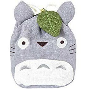 Pouch Kinchaku Bag - Japanese Texture - Bell - Totoro - Ghibli 2017 no production