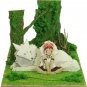 Miniatuart Kit - Mini Paper Craft Kit - San & Moro - Mononoke - Ghibli - 2016
