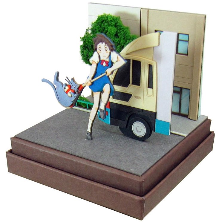 Miniatuart Kit Mini Paper Craft Kit Haru & Prince Loon Cat