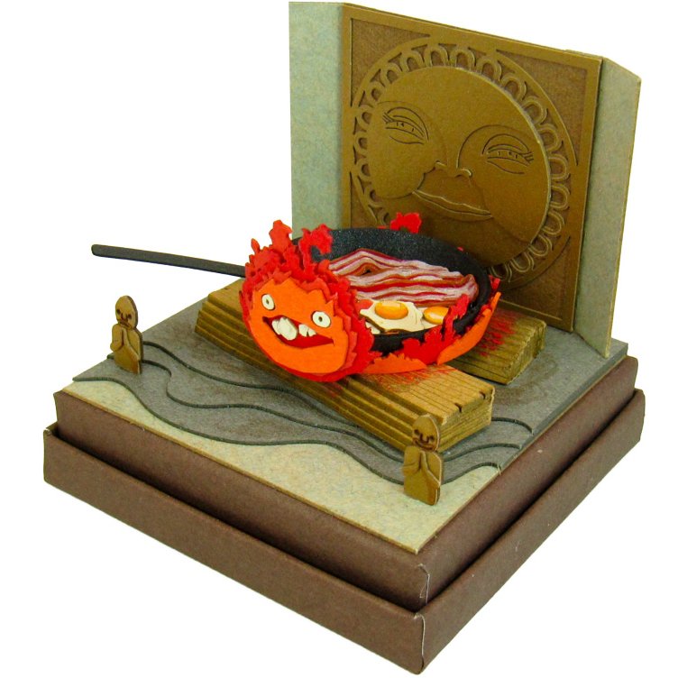 Miniatuart Kit Mini Paper Craft Kit Calcifer Howl's Moving Castle
