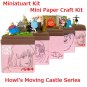 Miniatuart Kit - Mini Paper Craft Kit - Calcifer - Howl's Moving Castle - Ghibli 2017 no production