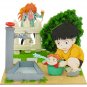 Miniatuart Kit - Mini Paper Craft Kit - Ponyo & Sousuke & Fujimoto - Ghibli 2016