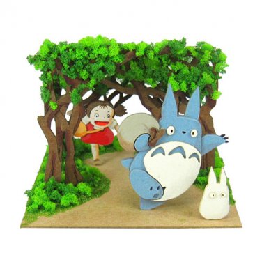 My Neighbor Totoro & Mei Miniature Art Paper Craft Kit Studio Ghibli J –