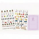 Sticker Set - 2 Sheets & Paper File - Made in JAPAN - Spirited Away - Ghibli 2017