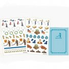 Sticker Set - 2 Sheets & Paper File - Made in JAPAN - Laputa - Ghibli 2017