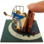 Miniatuart Kit - Mini Paper Craft Kit - Pazu & Sheeta - Laputa - Ghibli 2015
