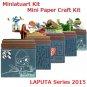 Miniatuart Kit - Mini Paper Craft Kit - Pazu & Sheeta - Laputa - Ghibli 2015