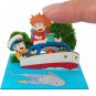 Miniatuart Kit - Mini Paper Craft Kit - Ponyo & Sousuke & Ponponsen - Ghibli 2016