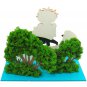 Miniatuart Kit - Mini Paper Craft Kit - Ponyo & Sousuke & Ponponsen - Ghibli 2016