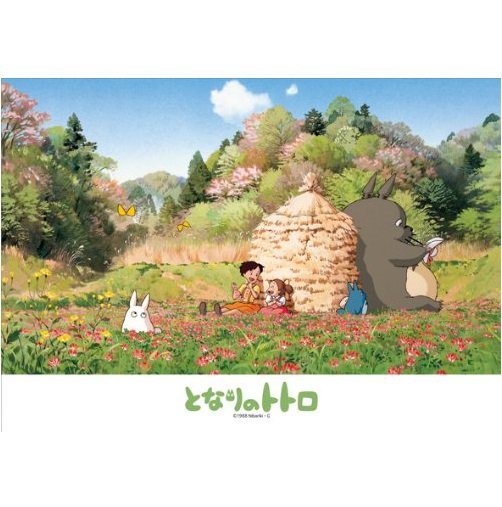 108 pieces Jigsaw Puzzle - Made in JAPAN - hinatabokko - Sho Chu Totoro Mei Satsuki - Ghibli 2012