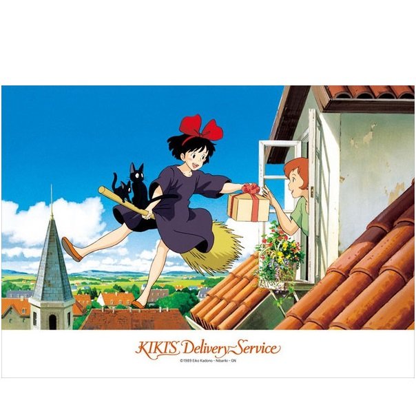 RARE 108 pieces Jigsaw Puzzle Made JAPAN otodokemono Jiji Kiki's Delivery Service Ghibli no product