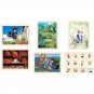 Puzzle - 12 Wooden Blocks - 6 Patterns - Kiki's Delivery Service - Ghibli - Ensky 2014 no production