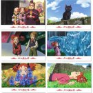 RARE - 6 Postcards - Made in JAPAN - Mary and Witch's Flower Majo no Hana Ghibli 2017 no product