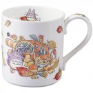Mug Cup 400ml - Microwave Dishwasher Bone China Sarutoriibara Noritake Nekobus Catbus Totoro Ghibli