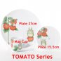 Mug Cup - Fine Porcelain - microwave dishwasher - Tomato - Noritake Totoro Ghibli 2017