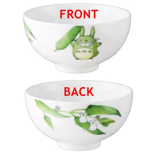 Rice Bowl - Fine Porcelain - microwave dishwasher - Okura - Noritake Totoro Ghibli 2017