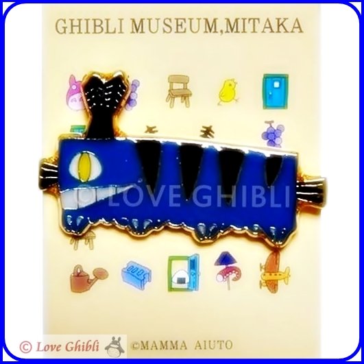 RARE 5 left - Pin Badge - Muzeo Kemushi Caterpillar - Ghibli Museum